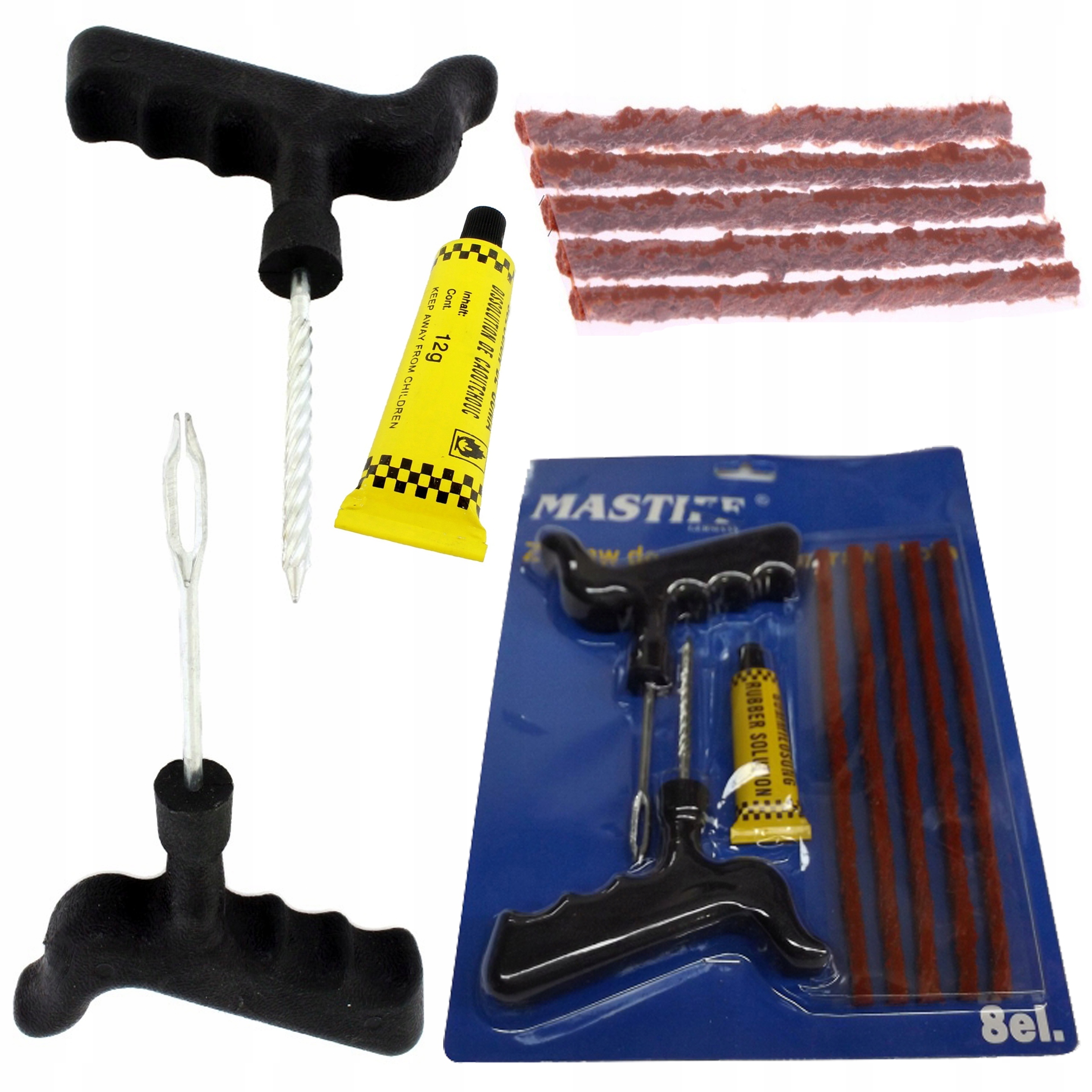 Zestaw Naprawczy Do Szybkiej Naprawy Opon Kół Koła