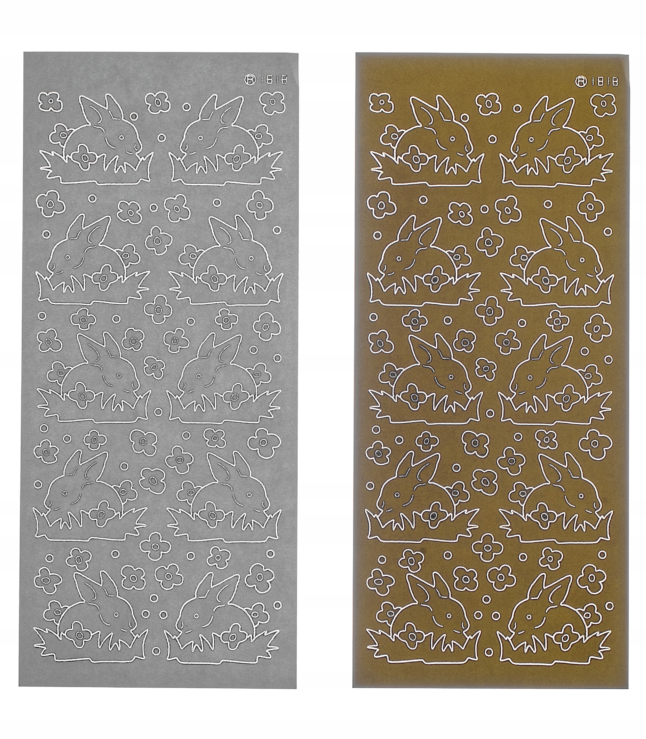 STICKERSY NAKLEJKI WIELKANOC nr JO-221 Kolor dominujący złoty