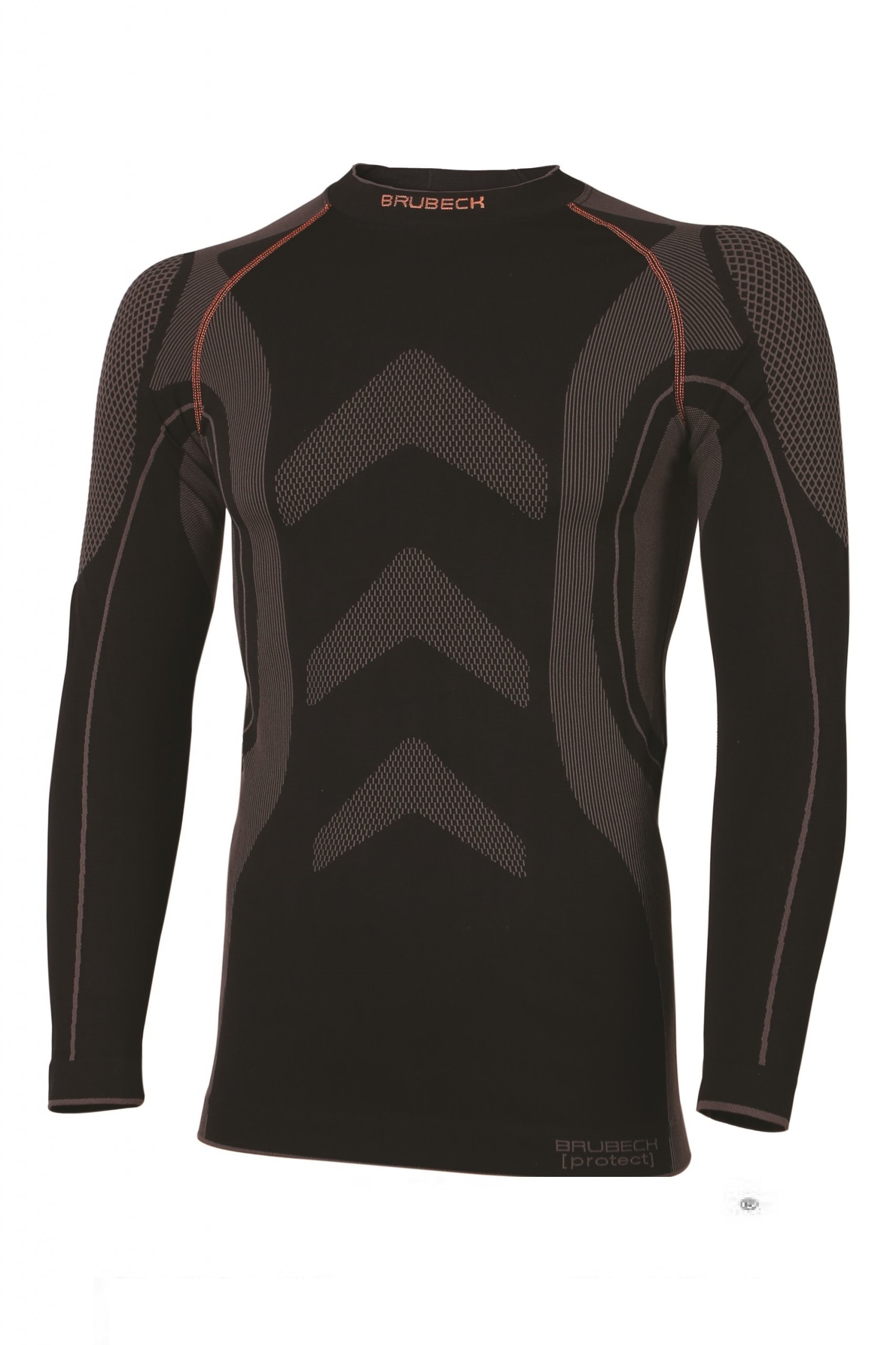 Koszulka bluza Ochronna Termoaktywna termiczna Brubeck Protect czarna r.XXL