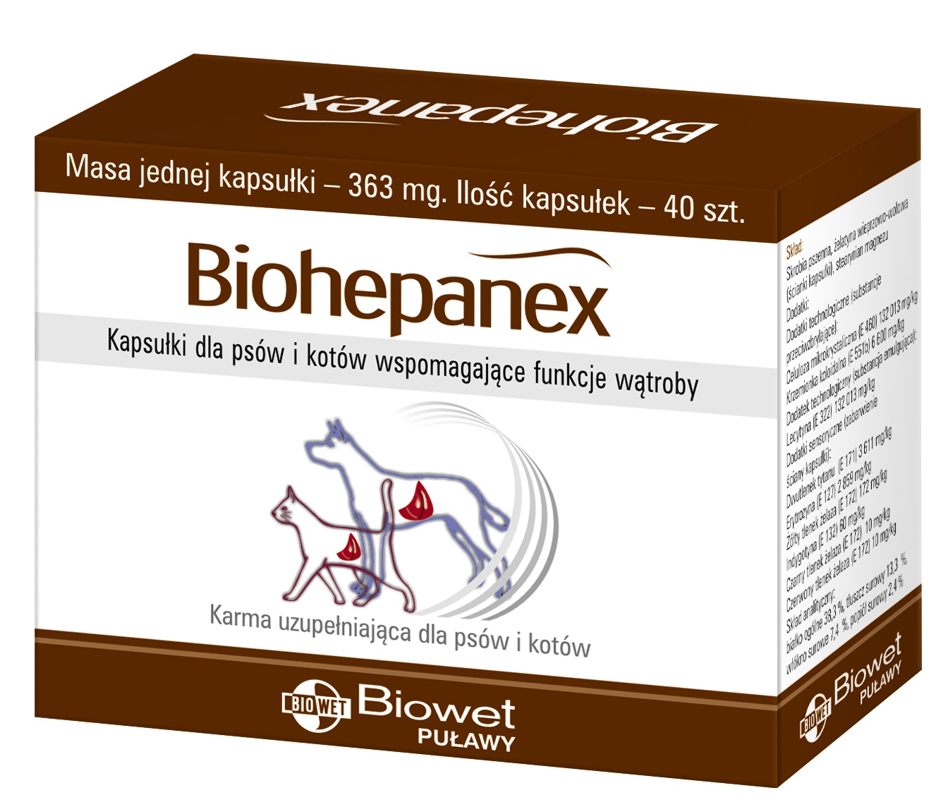 

Biowet Biohepanex 40kaps Na Wątrobę Dla Psów