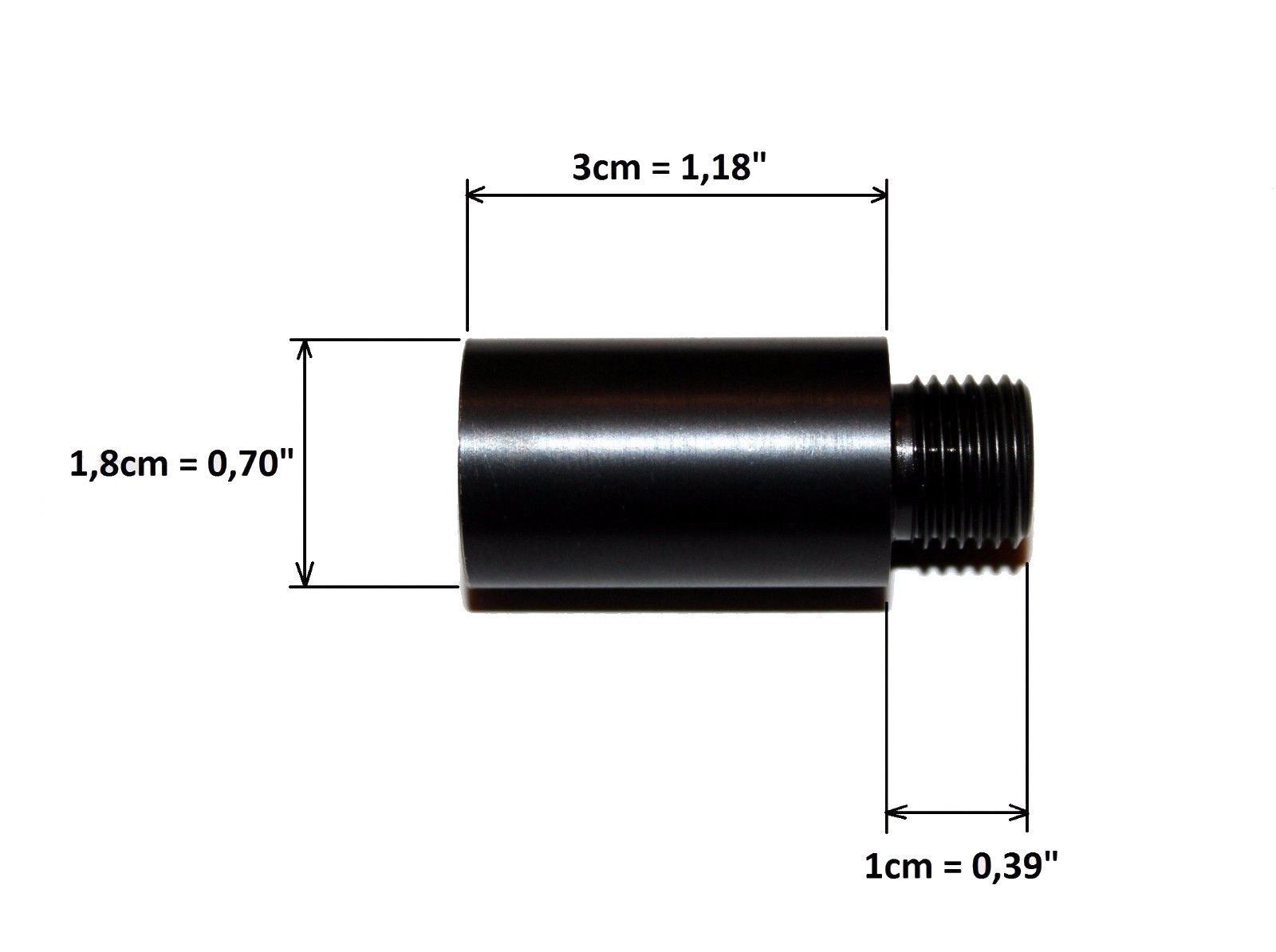 Adapter na gwint 1/2 28 --> gwint 1/2 20