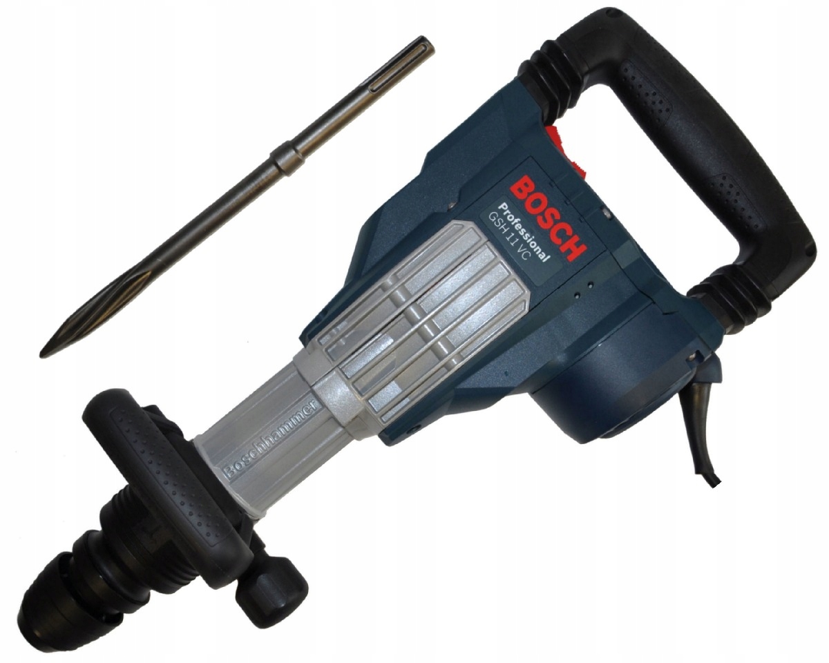MŁOT GSH 11 VC BOSCH - SDS-MAX klasa 11kg + DŁUTA Zasilanie sieciowe