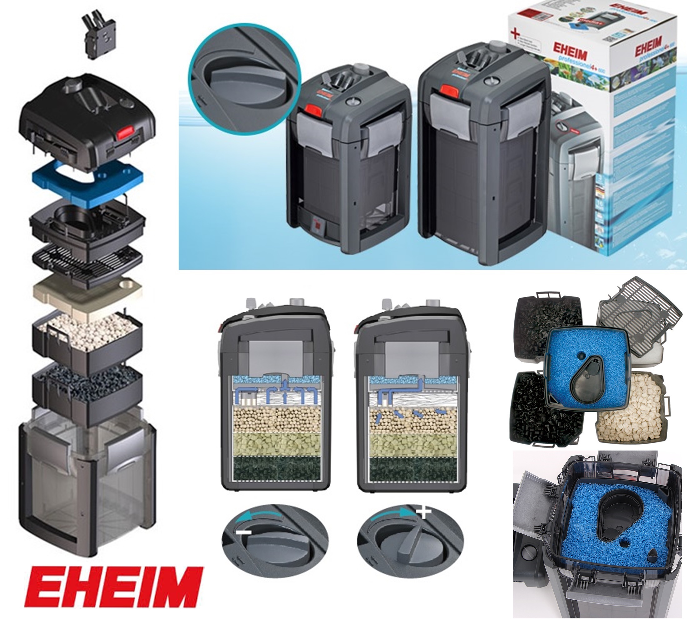 Filtr EHEIM professionel 4+ 250 2271 + wyposażenie i wkład