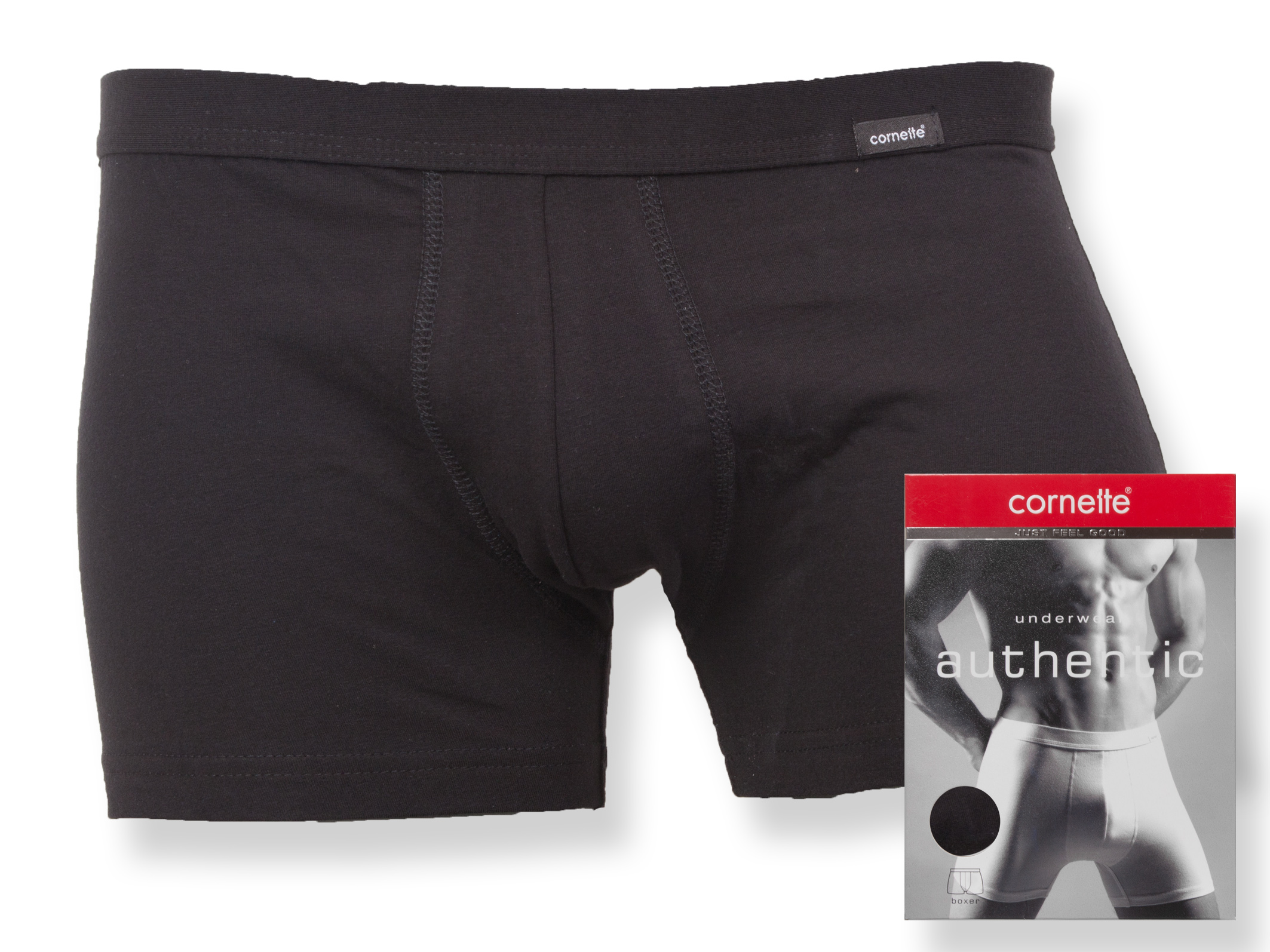 

Cornette Szorty Authentic Perfect Mini czarne M