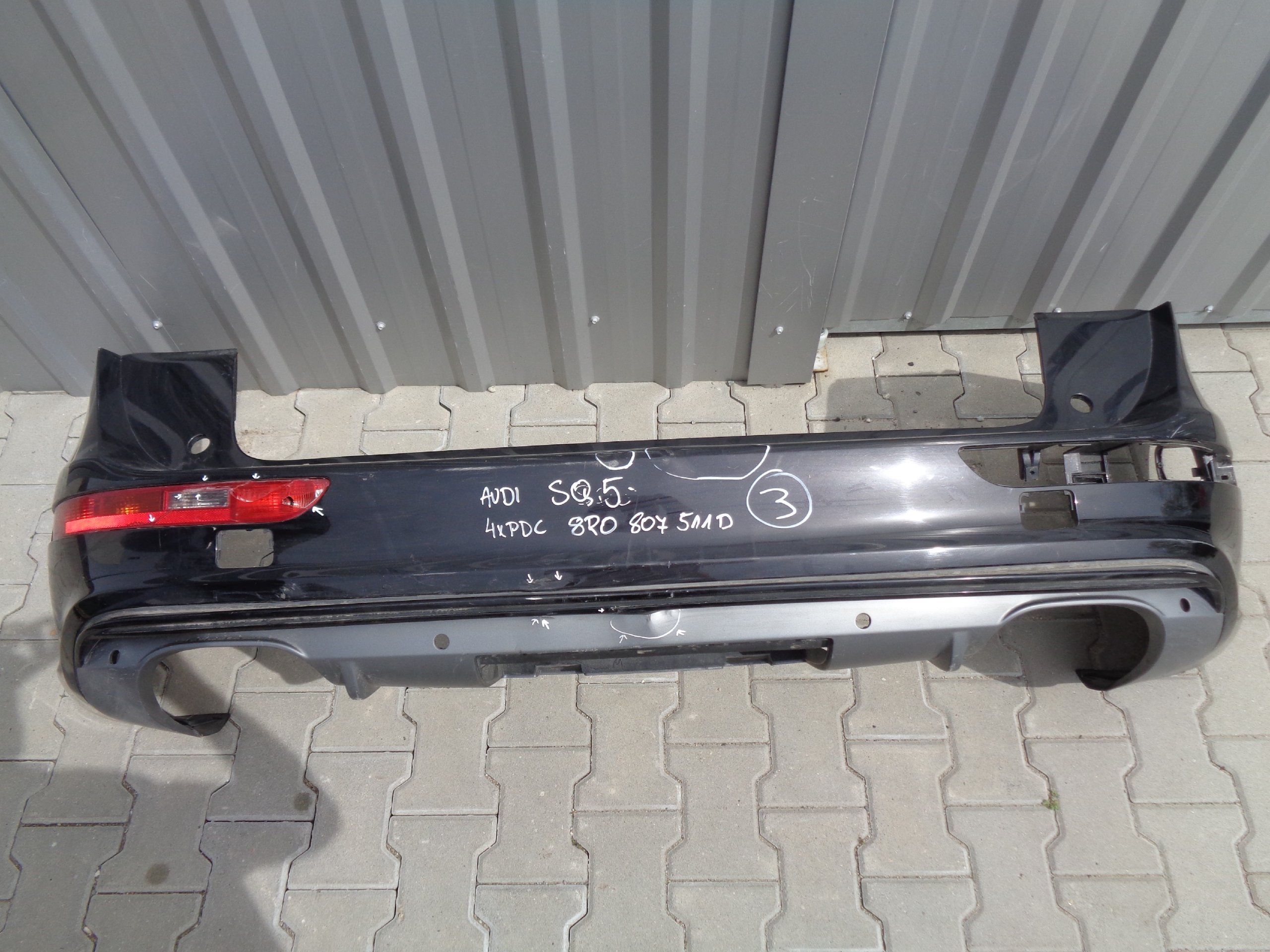 Audi OEr0807511d бампер задний