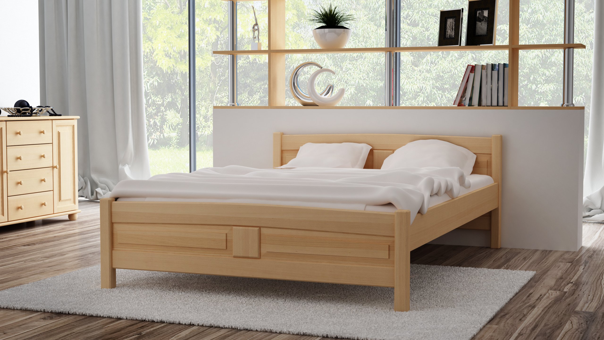 Кровать из массива бука. Кровать деревянная. Кровать дерево. Кровать двуспальная деревянная. Белая деревянная кровать.