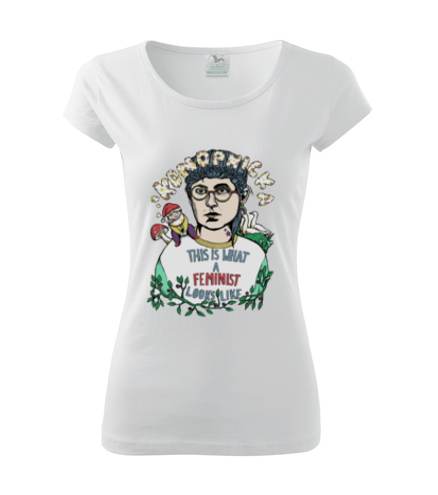 TSHIRT Designerski KOSZULKA damska M Konopnicka