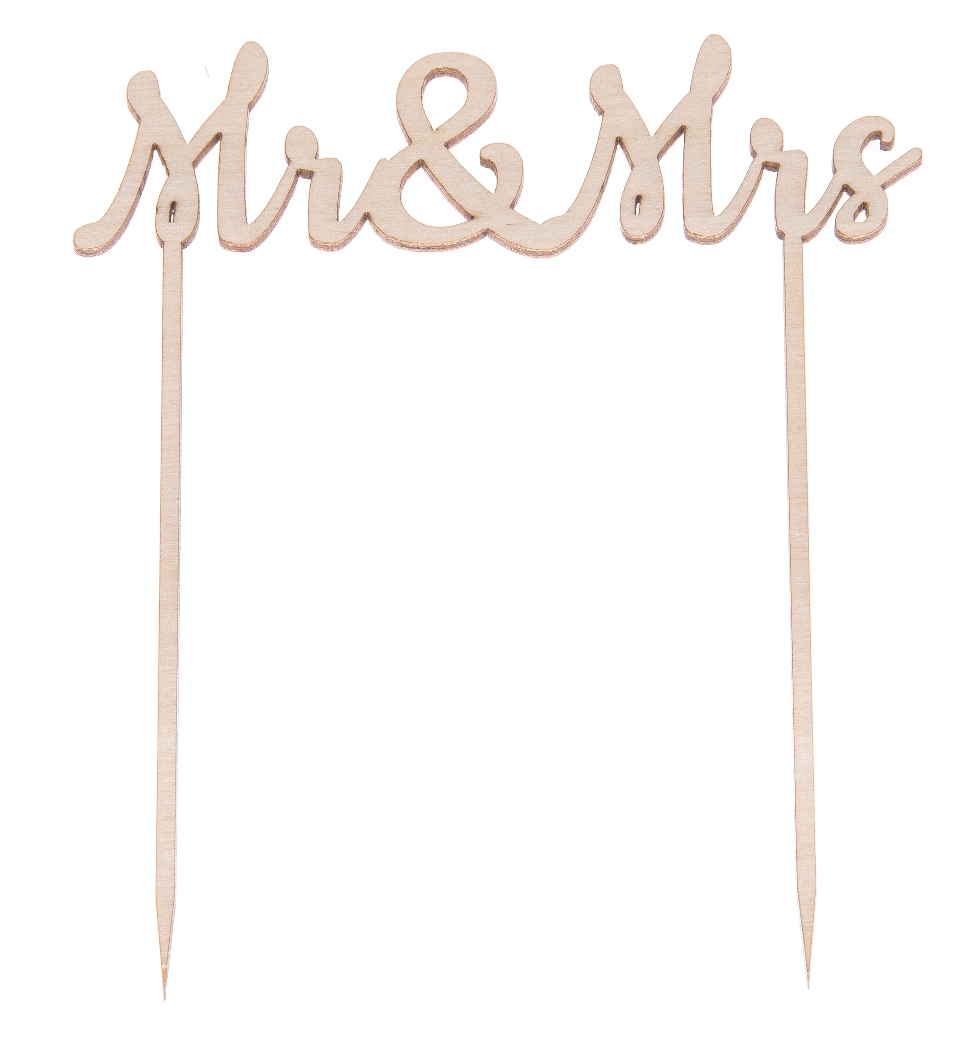 

Ozdoba Mr&mrs na Tort wesele Topper decoupage