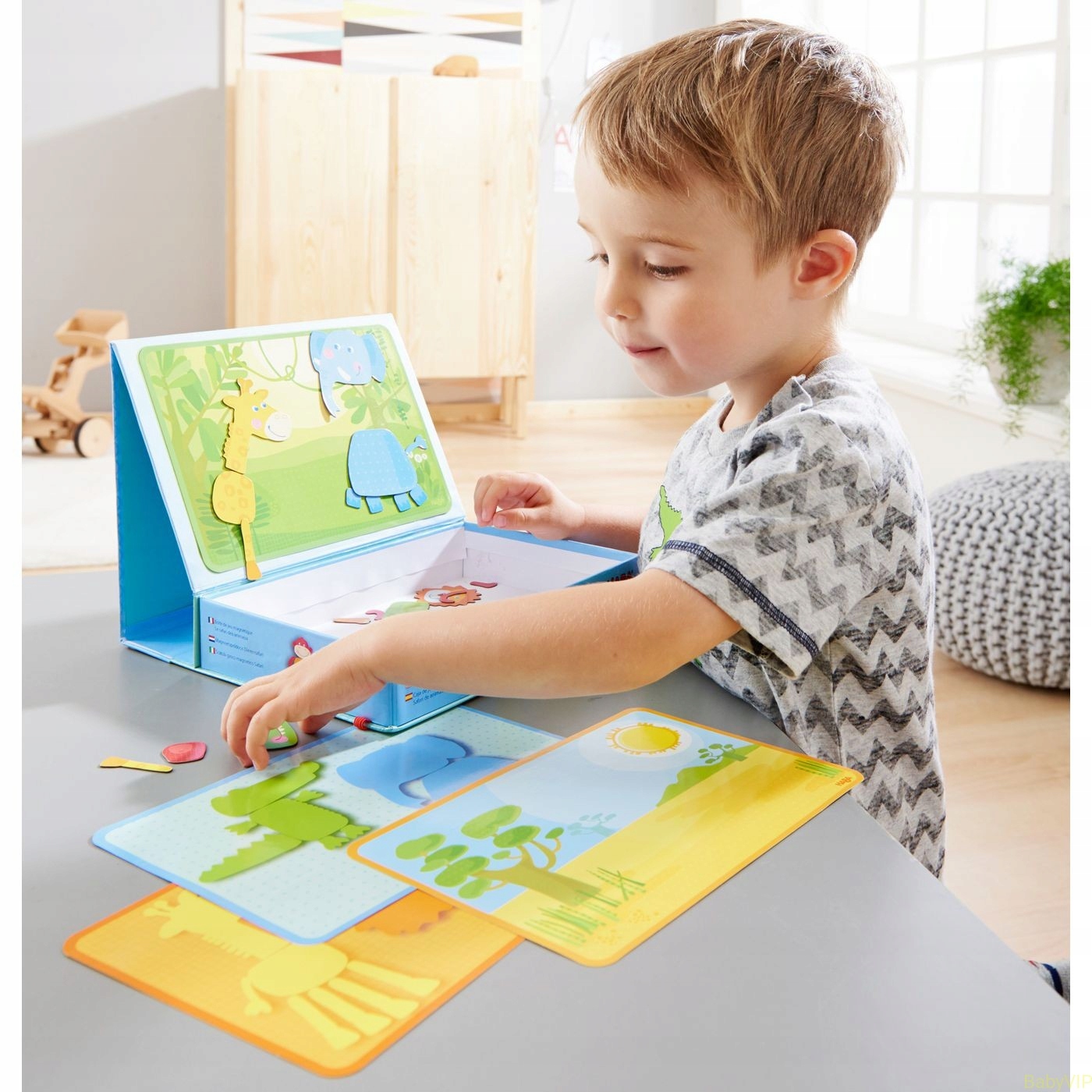 UKŁADANKA MAGNETYCZNA HABA ZWIERZĄTKA SAFARI EAN (GTIN) 4010168231709