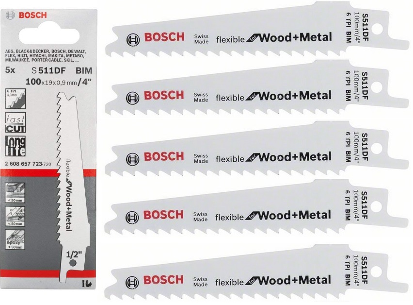 

Brzeszczot Bosch S 511 Df 5 szt