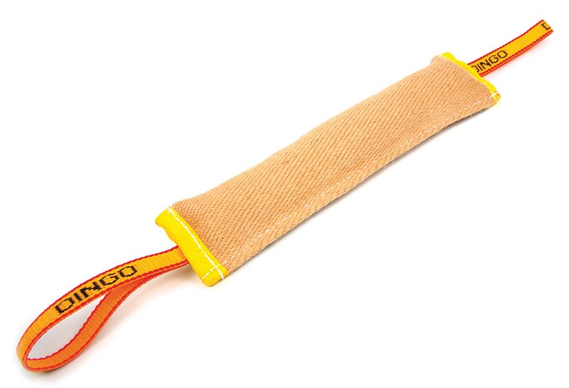 Levně Dingo Hračka pro psy Přetahovadlo z juty dvěma uchy 60/8cm