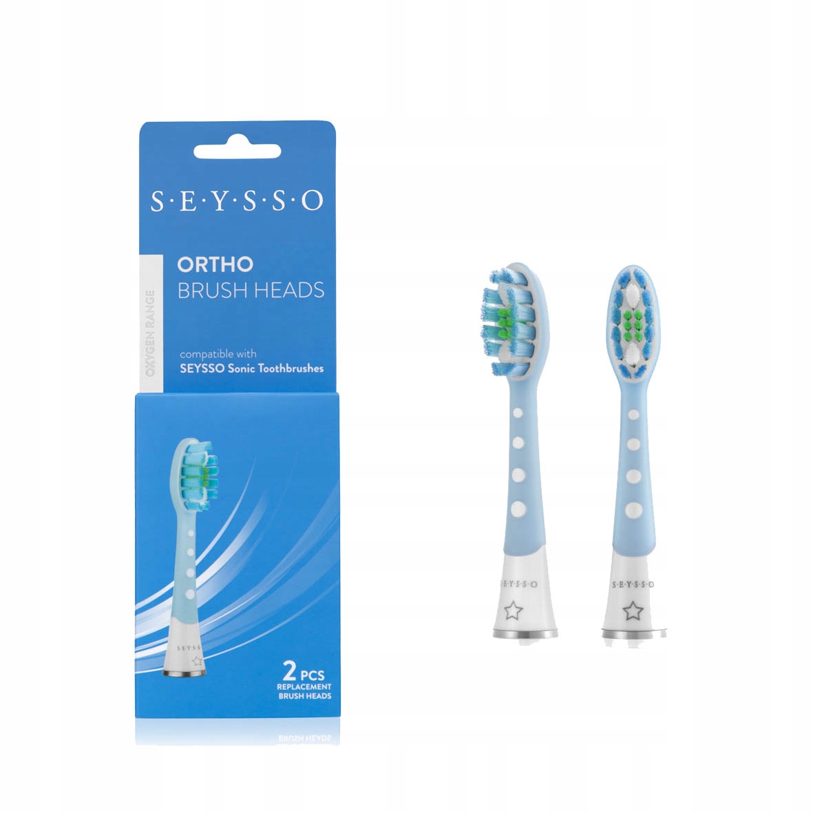 SEYSSO ОРТО Насадки для зубной щетки sonicznej