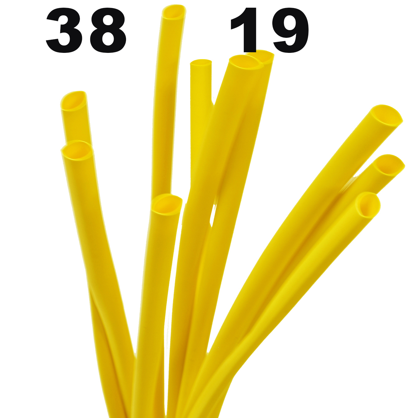 RURKA KOSZULKA TERMOKURCZLIWA RC 38 19 1m żółta EAN (GTIN) 333237001640