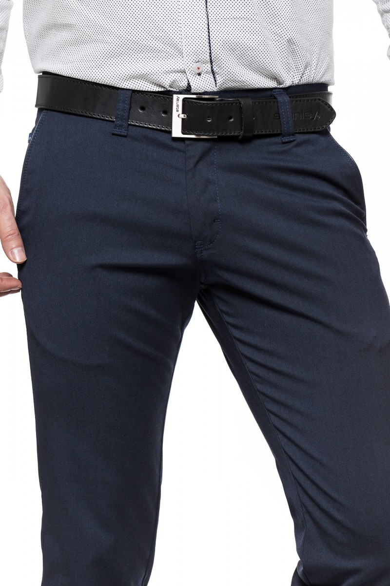 SPODNIE MĘSKIE CHINOSY VANKEL JEANS 026 -104cm/L34 Wzór dominujący bez wzoru