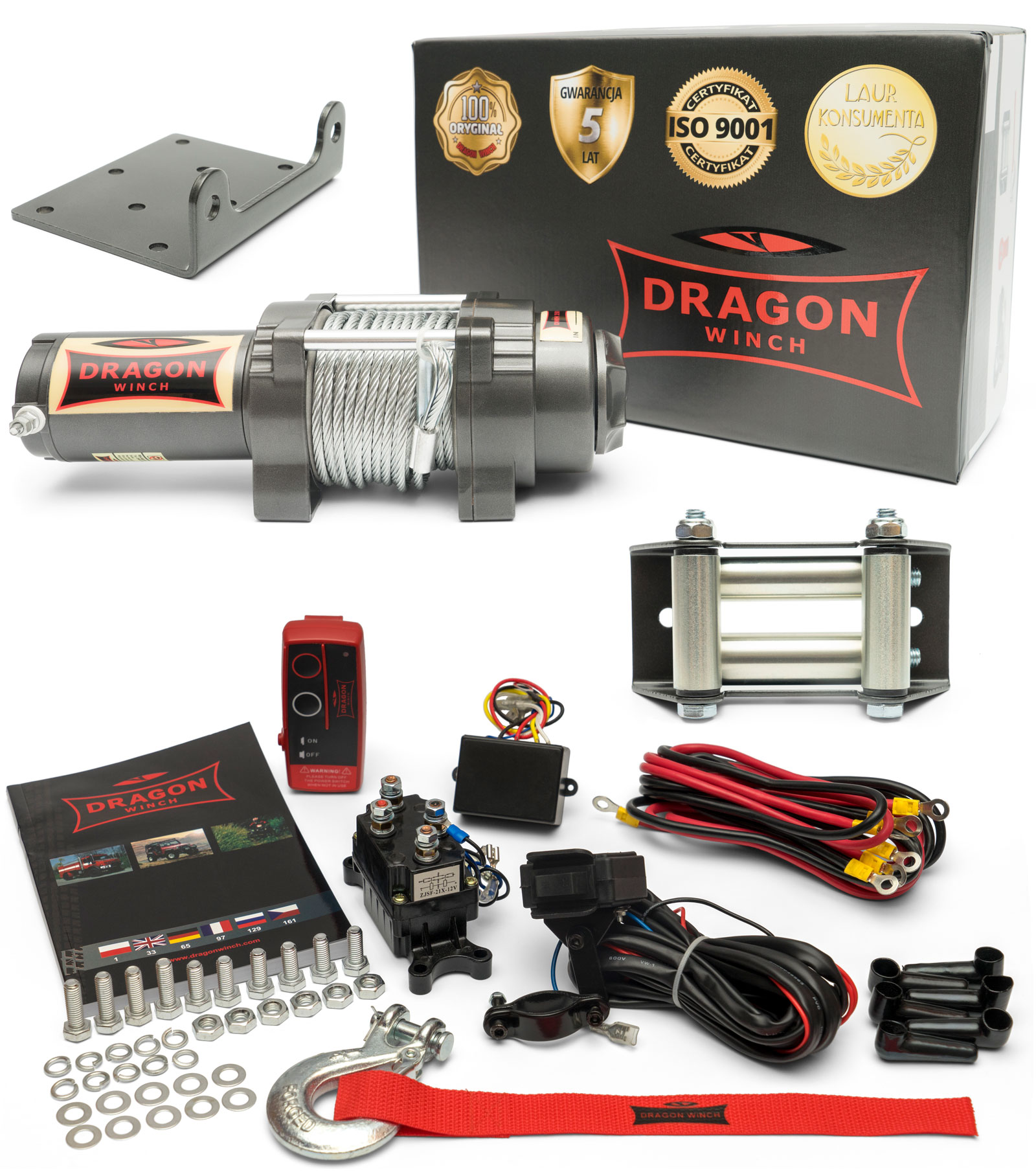 WYCIAGARKA DRAGON WINCH DWH3500 POLARIS SPORTSMAN EAN 05903140650355