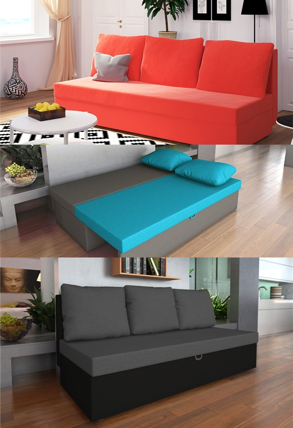 SOFA LUNA DO SALONU ROZKŁADANA WERSALKA Kod producenta LUNA