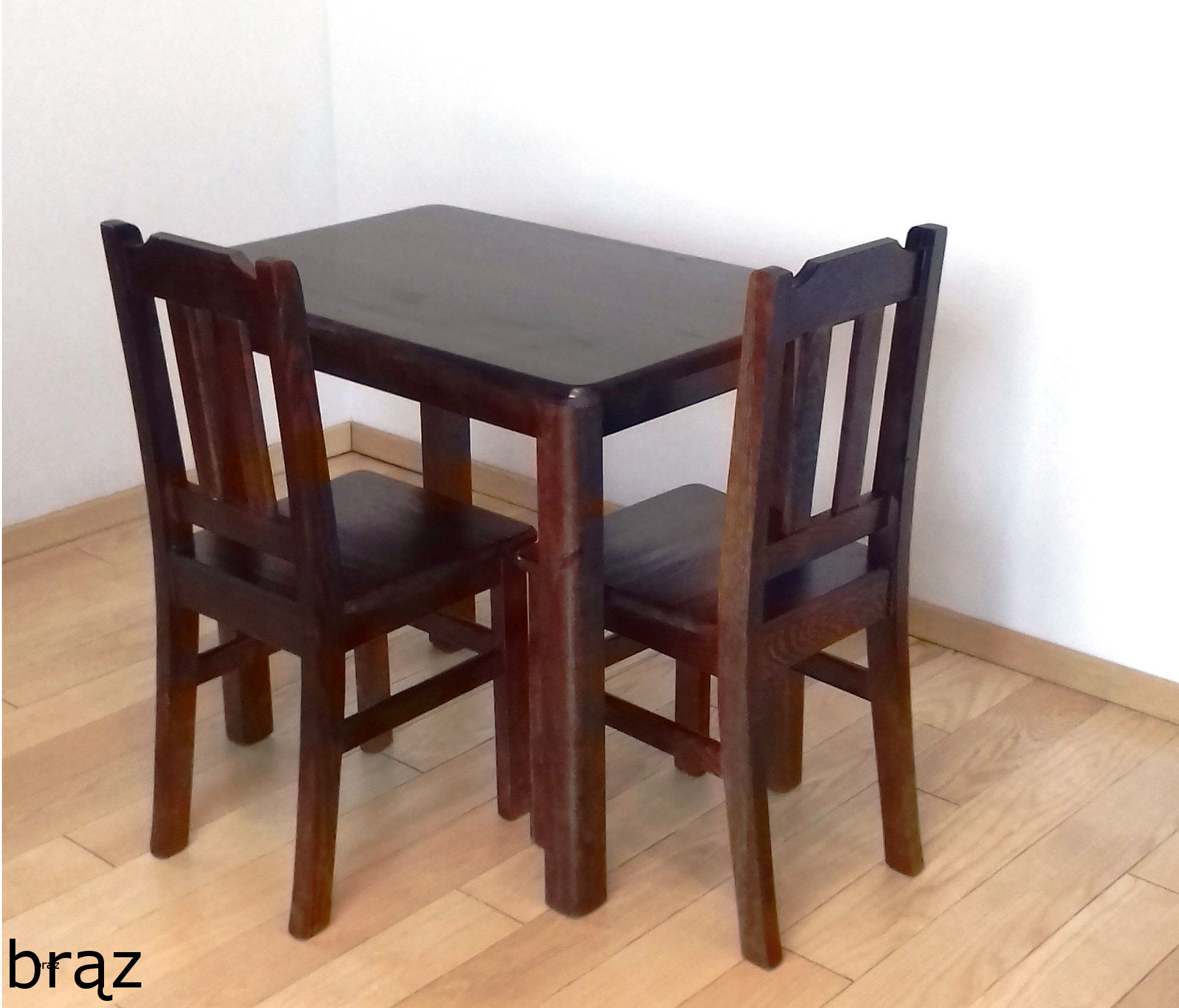 STÓŁ sosnowy drewniany 80x80 KUCHNIA JADALNIA BAR Wysokość mebla 75 cm