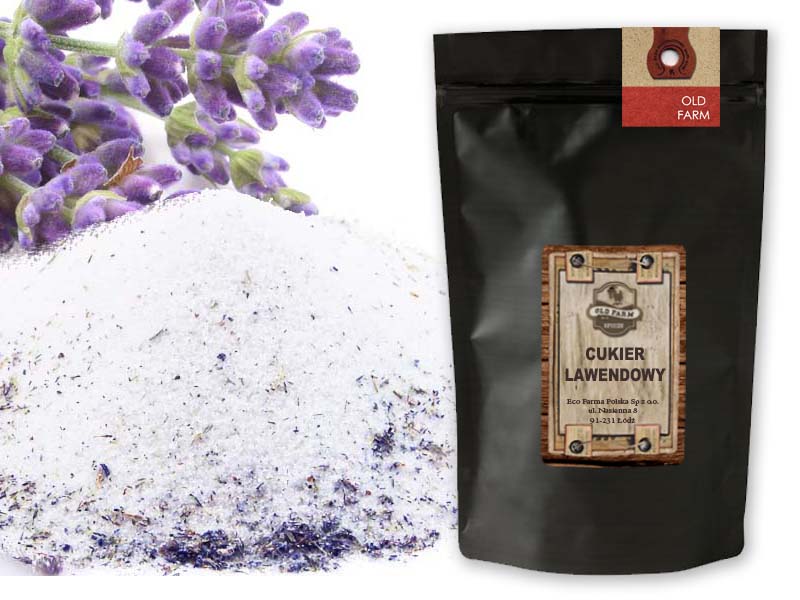 CUKIER LAWENDOWY NATURALNA LAWENDA 200 G Łódź