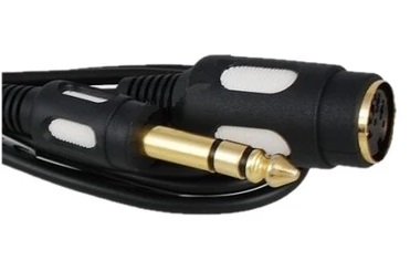 

Kabel gniazdo Din 5p Jack 6,3 stereo 1,5m (4514)