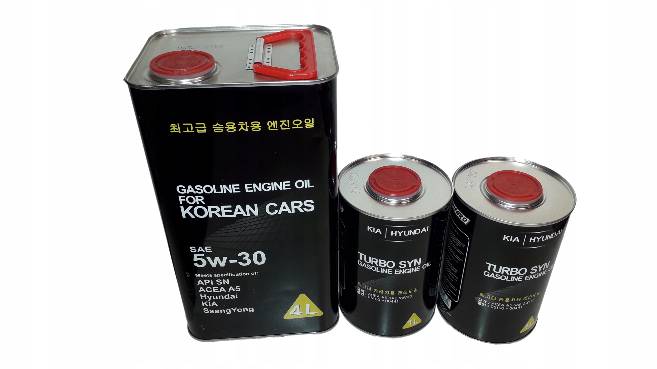 

Olej Kia Hyundai 5W30 5W-30 6L 4L + 2X 1L