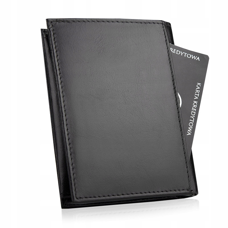 PORTFEL MĘSKI SKÓRZANY Betlewski czarny duży skóra RFID pudełko na prezent Stan opakowania oryginalne