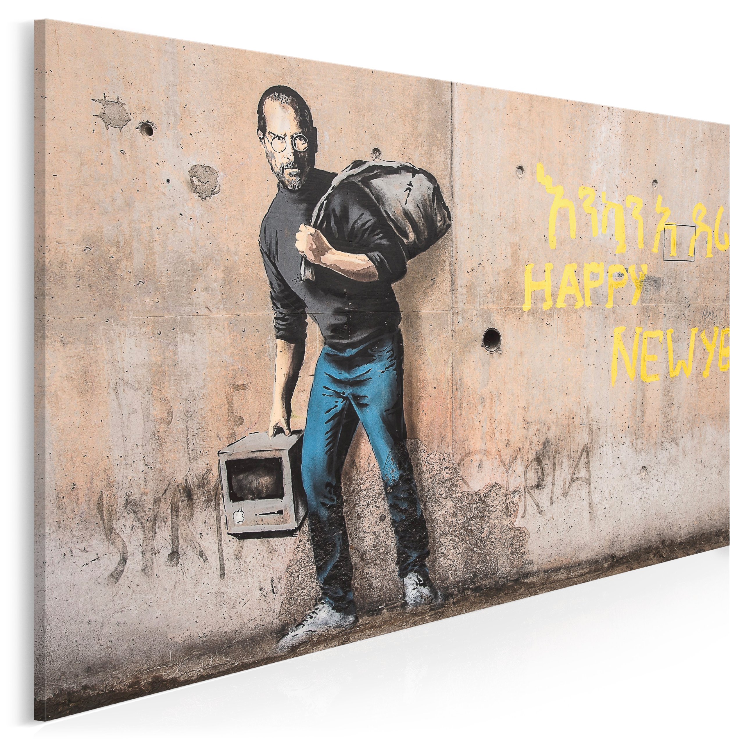 

20016 Q10 Obraz na płótnie Banksy Steve Jobs