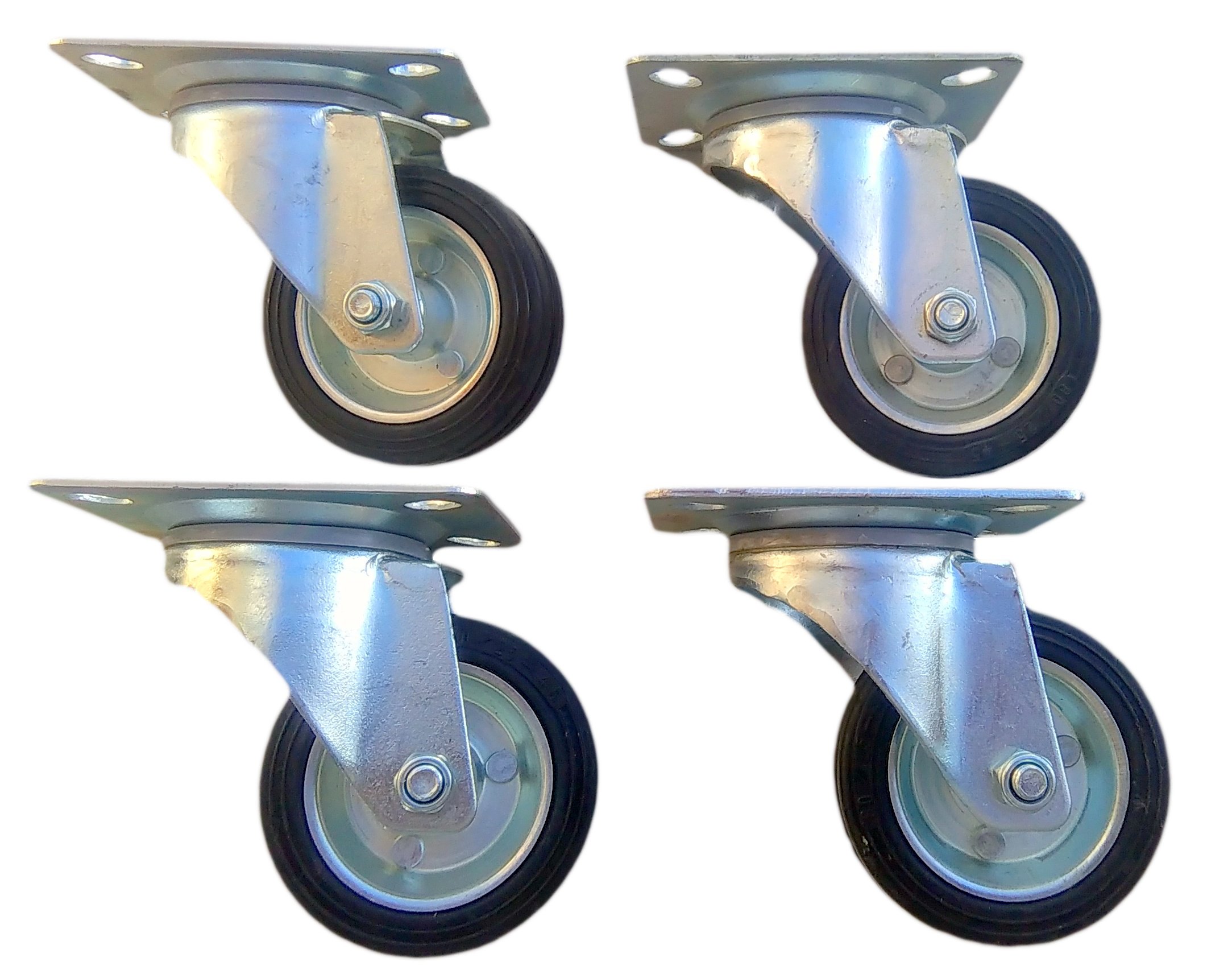 Kolečko kolečko Set 4 ks 80 mm, kolo 280 kg