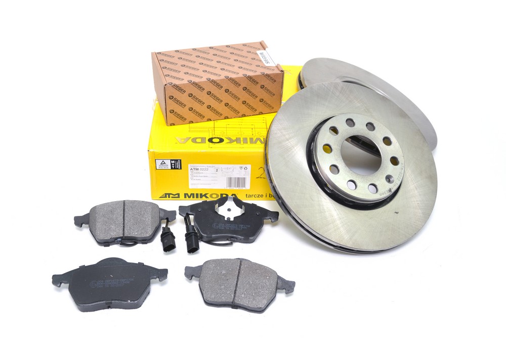 Диски 288мм + колодки передні VW PASSAT B5 ' 96-05r.