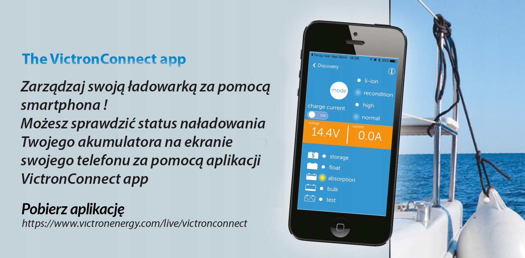 зарядний пристрій Bluetooth Victron Blue Smart 24V 8A бренд Victron energy