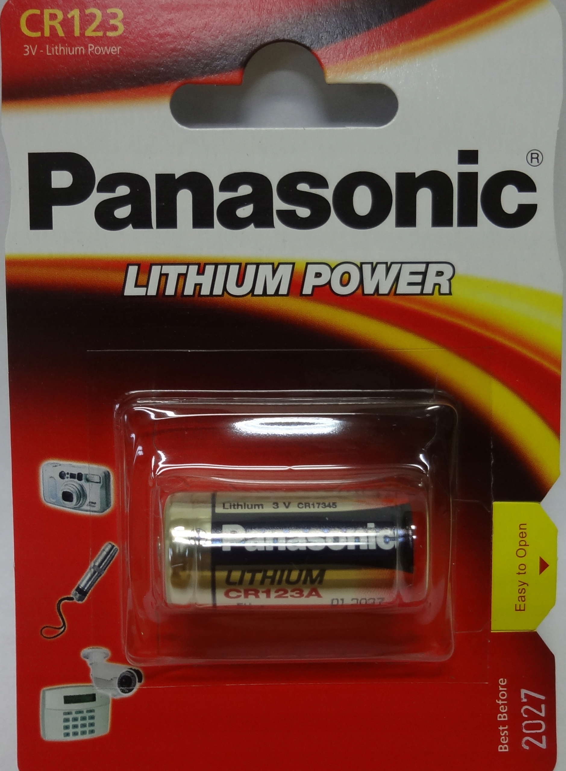 

10x Bateria Litowa CR123A 3V - Panasonic-sony-gp