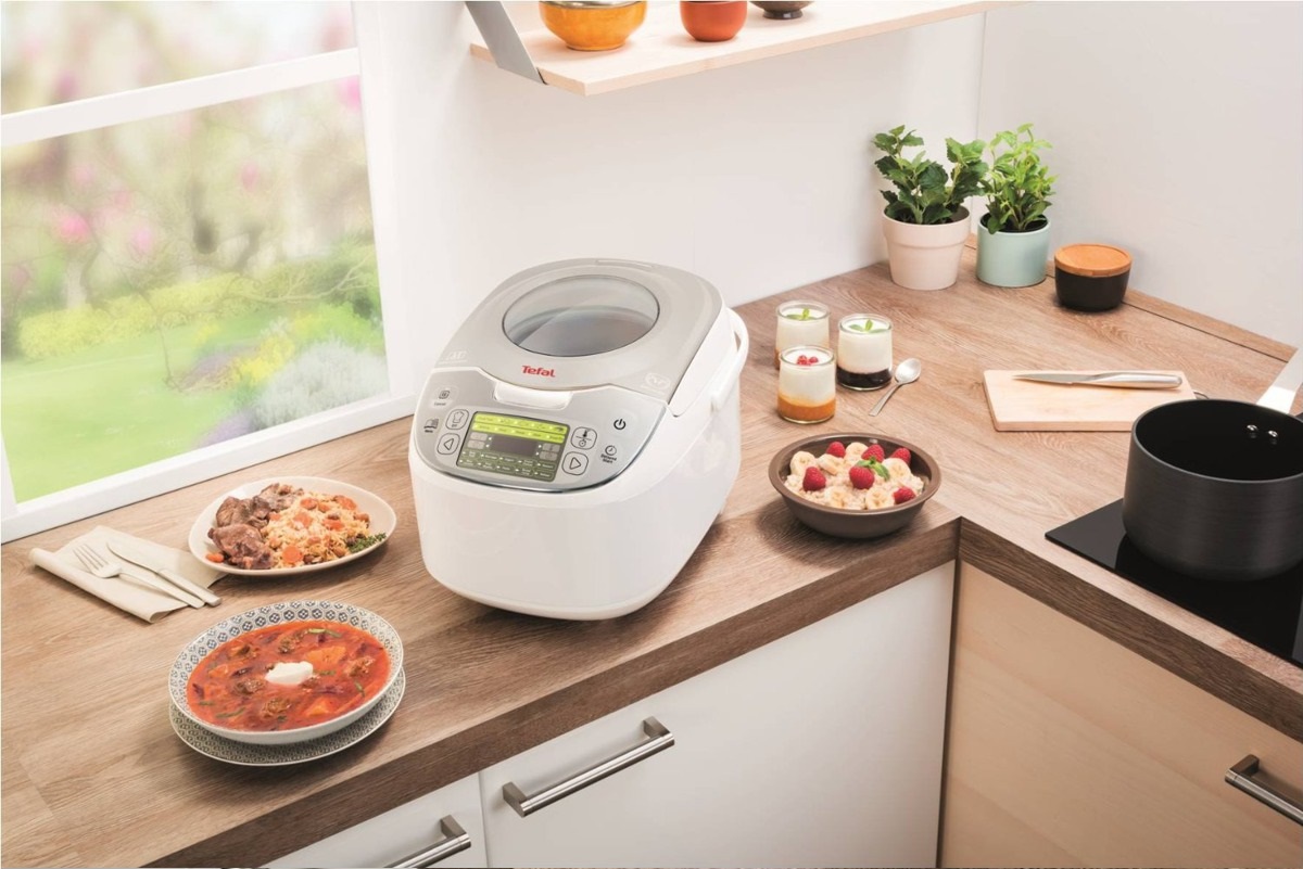 TEFAL Multicooker 45w1 5L Stal Nierdzewna Wyświetlacz LCD Książka Przepisów — miniatura 8