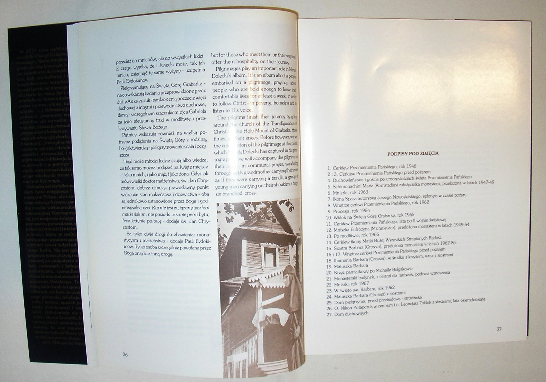 ŚWIĘTA GÓRA GRABARKA PRAWOSŁAWIE Fot Marek Dolecki Okładka miękka