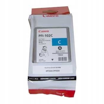 

Tusz org. Canon PFI-102 Cyan iPF500 iPF510 iPF655