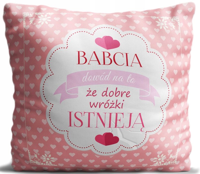 

Poduszka Dzień Babci i Dziadka gotowe 40x40