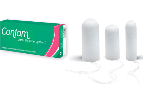 

Tampon Contam przy nietrzymaniu moczu 4 Exp 1szt.