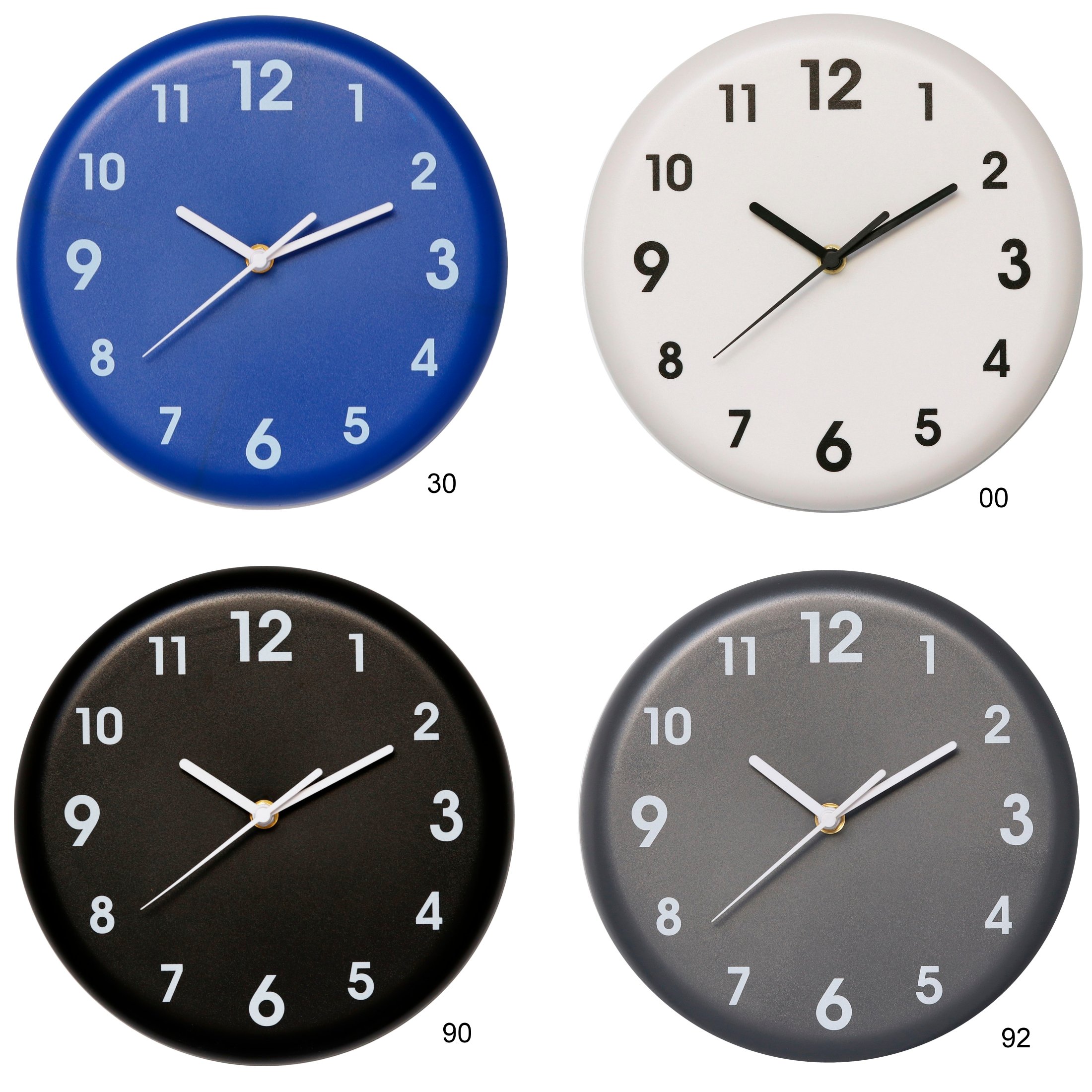 Zegar ścienny okrągły, bez szyby E01.3691 Zasilanie baterie