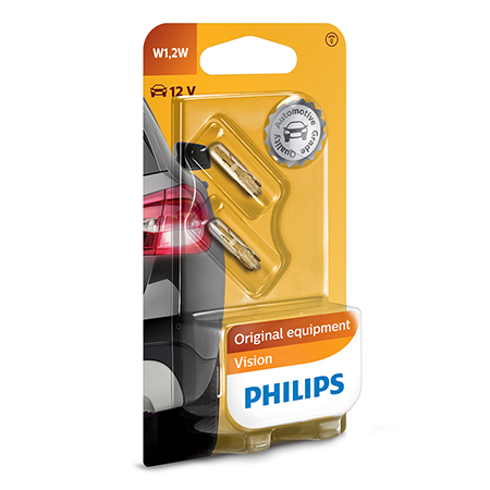 

Philips Żarówki W1.2.W Vision +30% więcej światła