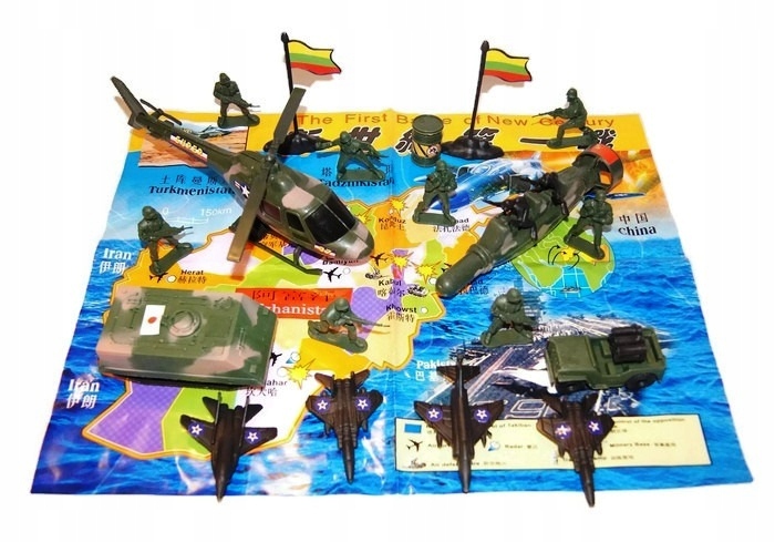 

Żołnierzyki Armia Wojsko Zestaw Helikopter Amfibia