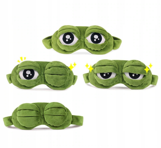 Povyazka Na Glaza Lyagushka Pepe Mem Lyagushka Glaza Funny 3d Kupit V Ukraine Nedorogo Na Baby Co Ua