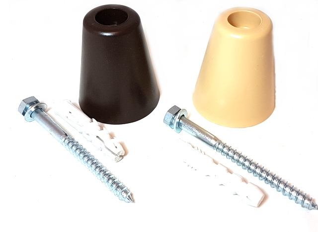 

Odbojnik Drzwi Ogranicznik Duży Gumowy XXL 80 mm