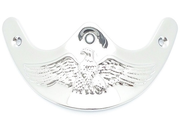 КОЗЫРЕК НА ПЕРЕДНЕЕ КРЫЛО ФУРНИТУРА С ОРЛОМ ХРОМОВАН