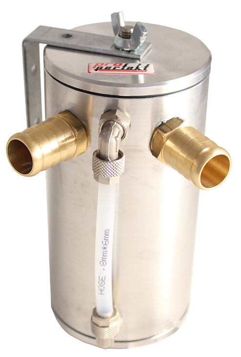OIL CATCH TANK zbiornik oleju odmy separator PROPERFEKT 2 x 16mm