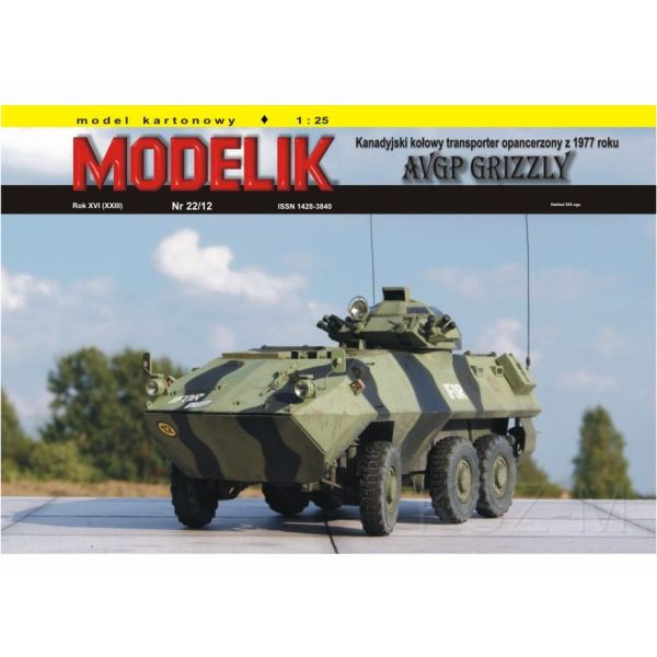 Modelik 22/12 Transporter Avgp Grizzly 1:25