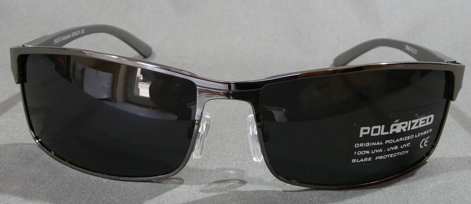 OKULARY MĘSKIE POLARYZACYJNE PRIUS FLEX ETUI BLACK Model PLM313 C1