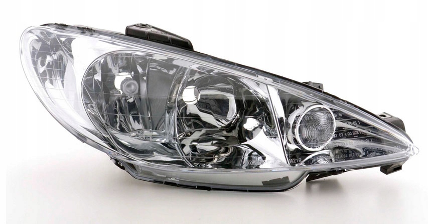 Peugeot 206 reflektory lampa P+L DEPO KPL 2 SZT. Numery katalogowe zamienników KLOKKERHOLM 55070137 KLOKKERHOLM 55070147 TYC 20-6156-05-2 TYC 20-6156-35-2