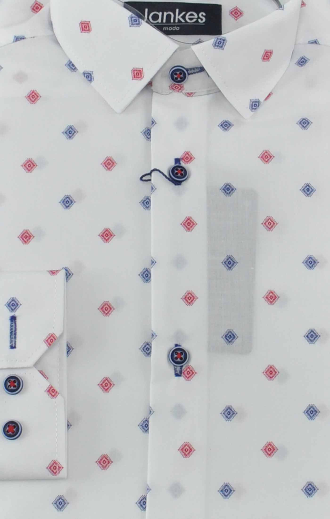 JANKES 41815 koszula wzorek d&Aring;. r&Auml;kaw 146/33 P&Aring;e&Auml; Ch&Aring;opcy