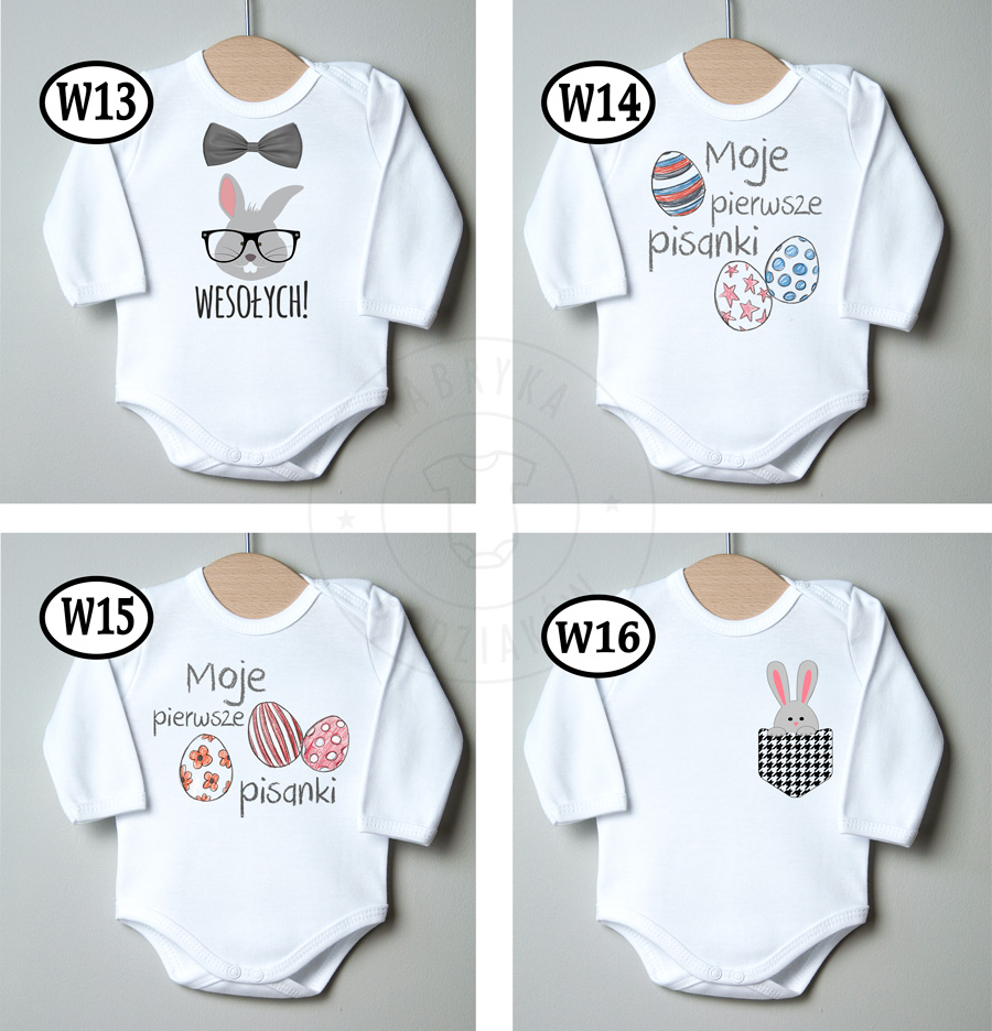 BODY na WIELKANOC Święta PREZENT 80 wielkanocne Rozmiar 80