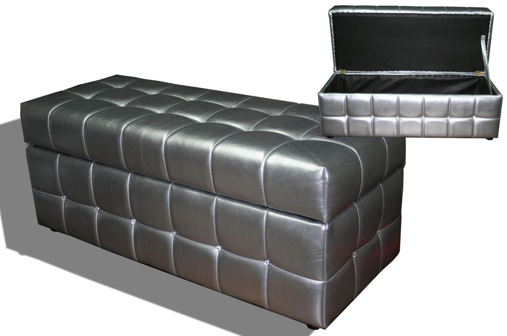 PUFA SKRZYNIA OTWIERANA BIG CUBE 100x50 MEBLOTEKA Kolekcja MEBLOTEKA 2020