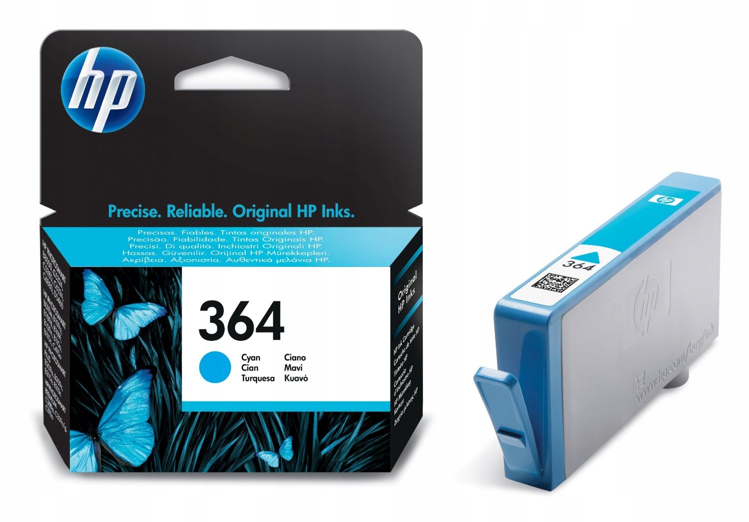 

Nowy Tusz Hp 364 CB318EE Cyan/niebieski Orginał