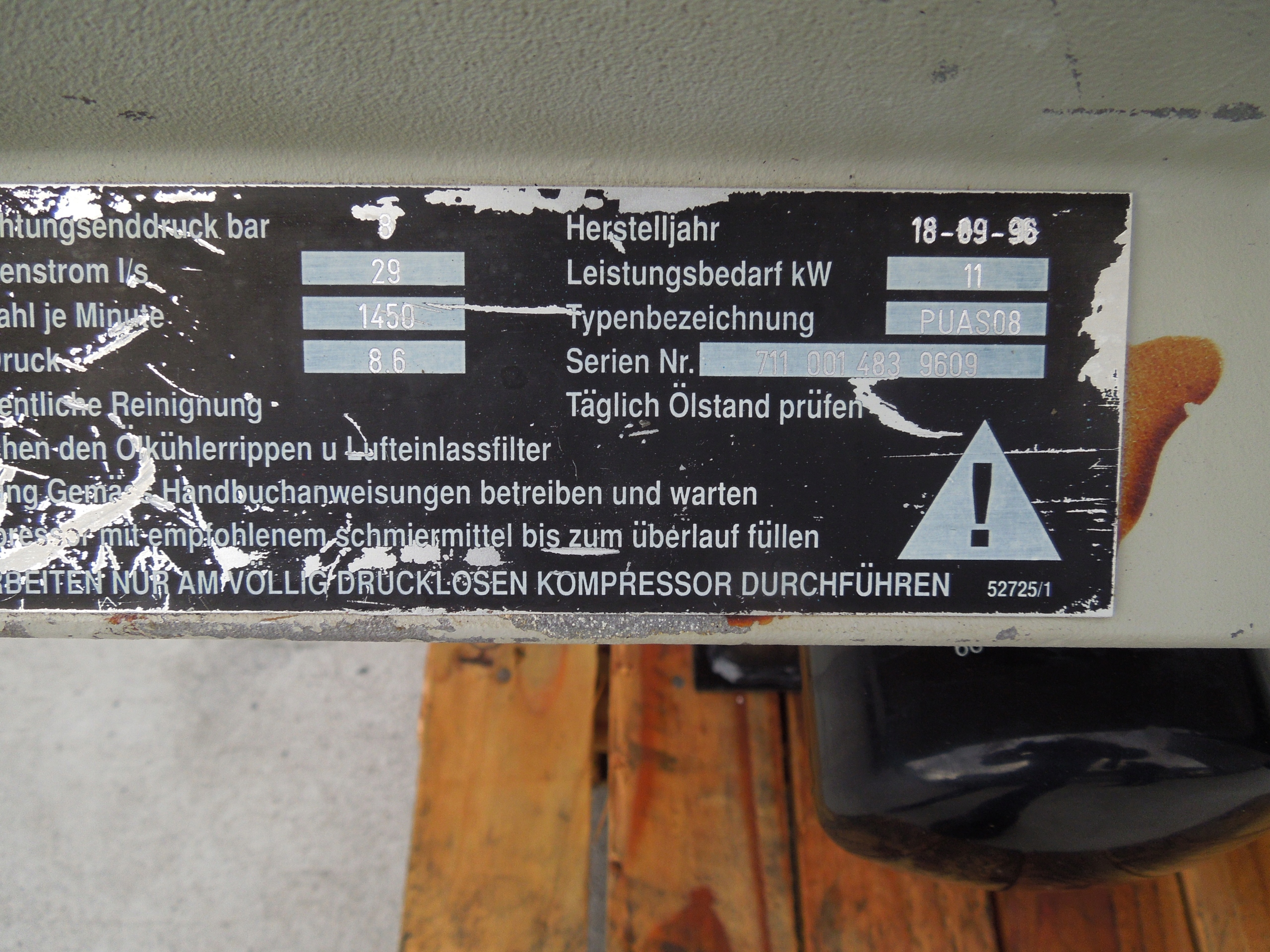 SPRĘŻARKA ŁOPATKOWA HYDROVANE 711 11Kw Marka Hydrovane